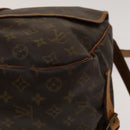 LOUIS VUITTON Monogram Saumur 35 Shoulder Bag M42254 LV Auth 117947-15