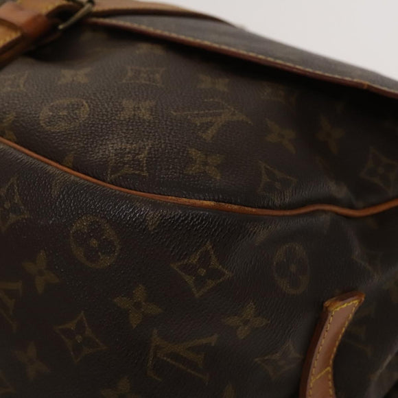 LOUIS VUITTON Monogram Saumur 35 Shoulder Bag M42254 LV Auth 117947