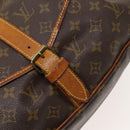 LOUIS VUITTON Monogram Saumur 35 Shoulder Bag M42254 LV Auth 117947-21