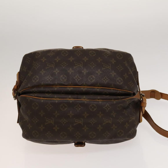 LOUIS VUITTON Monogram Saumur 35 Shoulder Bag M42254 LV Auth 117947
