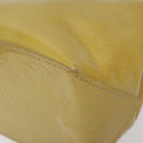 LOUIS VUITTON Monogram Vernis Reade PM Hand Bag Beige M91334 LV Auth 117956-15