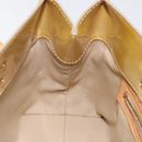 LOUIS VUITTON Monogram Vernis Reade PM Hand Bag Beige M91334 LV Auth 117956-19