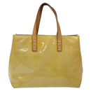 LOUIS VUITTON Monogram Vernis Reade PM Hand Bag Beige M91334 LV Auth 117956-2