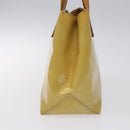 LOUIS VUITTON Monogram Vernis Reade PM Hand Bag Beige M91334 LV Auth 117956-3