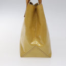 LOUIS VUITTON Monogram Vernis Reade PM Hand Bag Beige M91334 LV Auth 117956-4