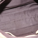 CELINE Macadam Canvas Shoulder Bag PVC Leather Brown Gold Auth 117957-11