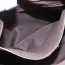 CELINE Macadam Canvas Shoulder Bag PVC Leather Brown Gold Auth 117957-23