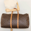 LOUIS VUITTON Monogram Keepall 60 Boston Bag M41422 LV Auth 117969-19