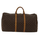 LOUIS VUITTON Monogram Keepall 60 Boston Bag M41422 LV Auth 117969-13