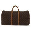 LOUIS VUITTON Monogram Keepall 60 Boston Bag M41422 LV Auth 117969-2