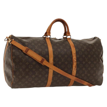 LOUIS VUITTON Monogram Keepall Bandouliere 60 Boston Bag M41412 LV Auth 117971