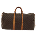 LOUIS VUITTON Monogram Keepall Bandouliere 60 Boston Bag M41412 LV Auth 117971-13
