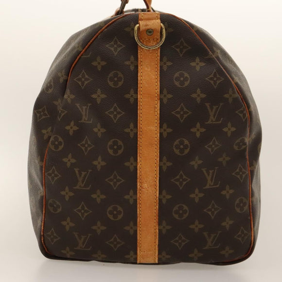 LOUIS VUITTON Monogram Keepall Bandouliere 60 Boston Bag M41412 LV Auth 117971