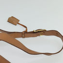 CELINE Macadam Canvas Shoulder Bag PVC Leather Brown Gold Auth 117973-14