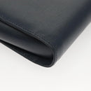 Chloe Chain Shoulder Bag Leather Navy Gold Auth 117976-15