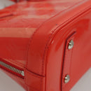 LOUIS VUITTON Vernis Rayure Alma BB Hand Bag 2way Rose rich LV Auth 117988-10