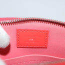 LOUIS VUITTON Vernis Rayure Alma BB Hand Bag 2way Rose rich LV Auth 117988-16