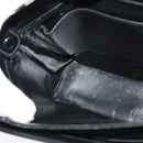 GUCCI Shoulder Bag Leather 2way Black Gold Auth 117991-20