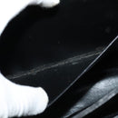 GUCCI Shoulder Bag Leather 2way Black Gold Auth 117991-12