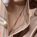 Burberrys Nova Check Shoulder Bag Canvas Beige Gold Auth 117995-12