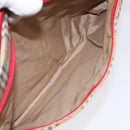 Burberrys Nova Check Shoulder Bag Canvas Beige Gold Auth 117995-21