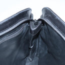 BALLY Shoulder Bag Leather Black Gold Auth 118003-18