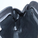 BALLY Shoulder Bag Leather Black Gold Auth 118003-19