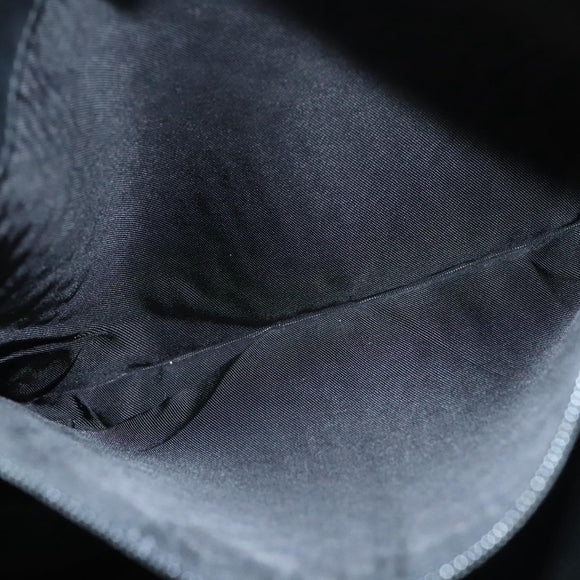 BALLY Shoulder Bag Leather Black Gold Auth 118003