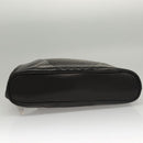 BALLY Shoulder Bag Leather Black Gold Auth 118003-5