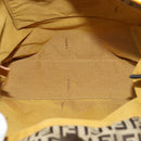 FENDI Zucca Canvas Hand Bag Beige Gold Auth 118014-11