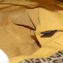 FENDI Zucca Canvas Hand Bag Beige Gold Auth 118014-18