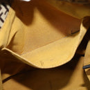 FENDI Zucca Canvas Hand Bag Beige Gold Auth 118014-20