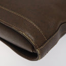 GUCCI Web Sherry Line Shoulder Bag Leather Brown Gold 001 01/13 0938 Auth 118015-9