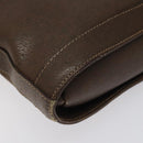 GUCCI Web Sherry Line Shoulder Bag Leather Brown Gold 001 01/13 0938 Auth 118015-16