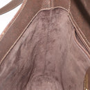 GUCCI Web Sherry Line Shoulder Bag Leather Brown Gold 001 01/13 0938 Auth 118015-20