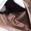 GUCCI Web Sherry Line Shoulder Bag Leather Brown Gold 001 01/13 0938 Auth 118015-11