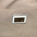 FENDI Zucchino Canvas Tote Bag Black Gold Auth 118016-18