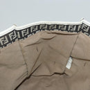 FENDI Zucchino Canvas Tote Bag Black Gold Auth 118016-19