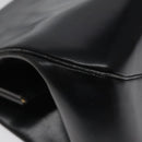 Christian Dior Hand Bag Leather Black Gold Auth 118026-16