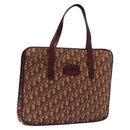 Christian Dior Trotter Canvas Hand Bag Red Auth 118028-1