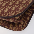 Christian Dior Trotter Canvas Hand Bag Red Auth 118028-15