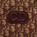 Christian Dior Trotter Canvas Hand Bag Red Auth 118028-17