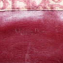 Christian Dior Trotter Canvas Hand Bag Red Auth 118028-10