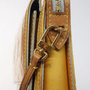 LOUIS VUITTON Monogram Vernis Motto Accessory Pouch Gris M91030 LV Auth 118033-10