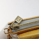 LOUIS VUITTON Monogram Vernis Motto Accessory Pouch Gris M91030 LV Auth 118033-17