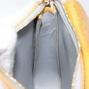 LOUIS VUITTON Monogram Vernis Motto Accessory Pouch Gris M91030 LV Auth 118033-19
