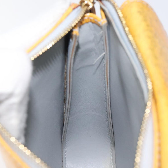 LOUIS VUITTON Monogram Vernis Motto Accessory Pouch Gris M91030 LV Auth 118033