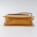 LOUIS VUITTON Monogram Vernis Motto Accessory Pouch Gris M91030 LV Auth 118033-5