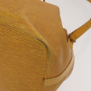 LOUIS VUITTON Epi Petit Noe Shoulder Bag Yellow M44109 LV Auth 118036-8