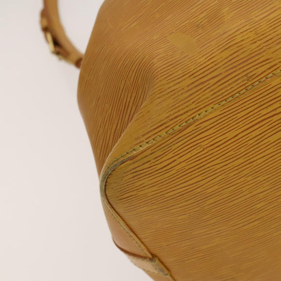 LOUIS VUITTON Epi Petit Noe Shoulder Bag Yellow M44109 LV Auth 118036